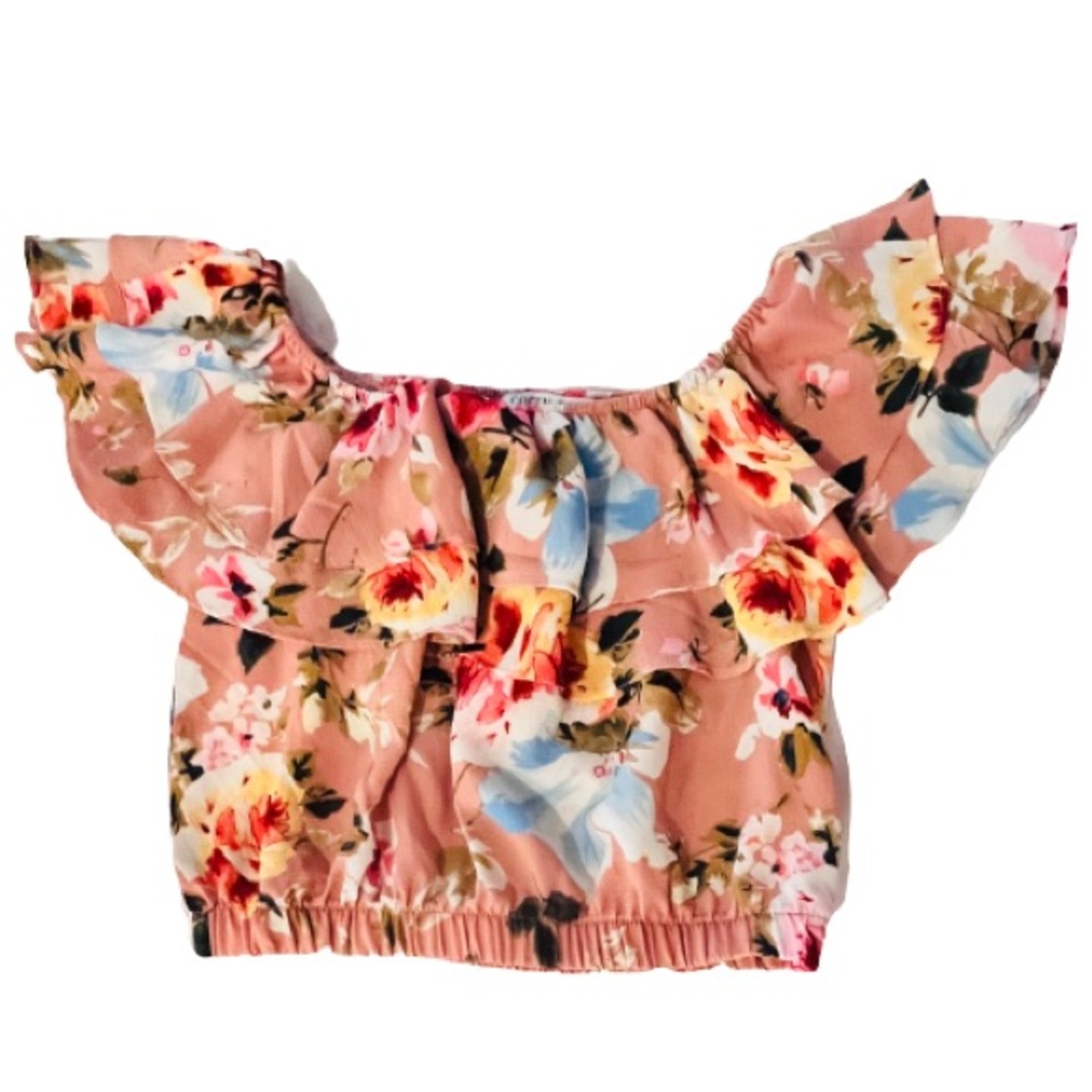 NWOT- Green Eyed Girl- Spring Floral
Off the Shoulder Top